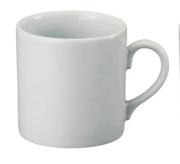 Peça de porcelana antes da personalização